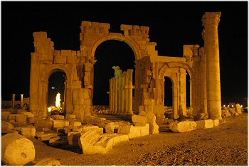 l'arc monumental de Palmyre